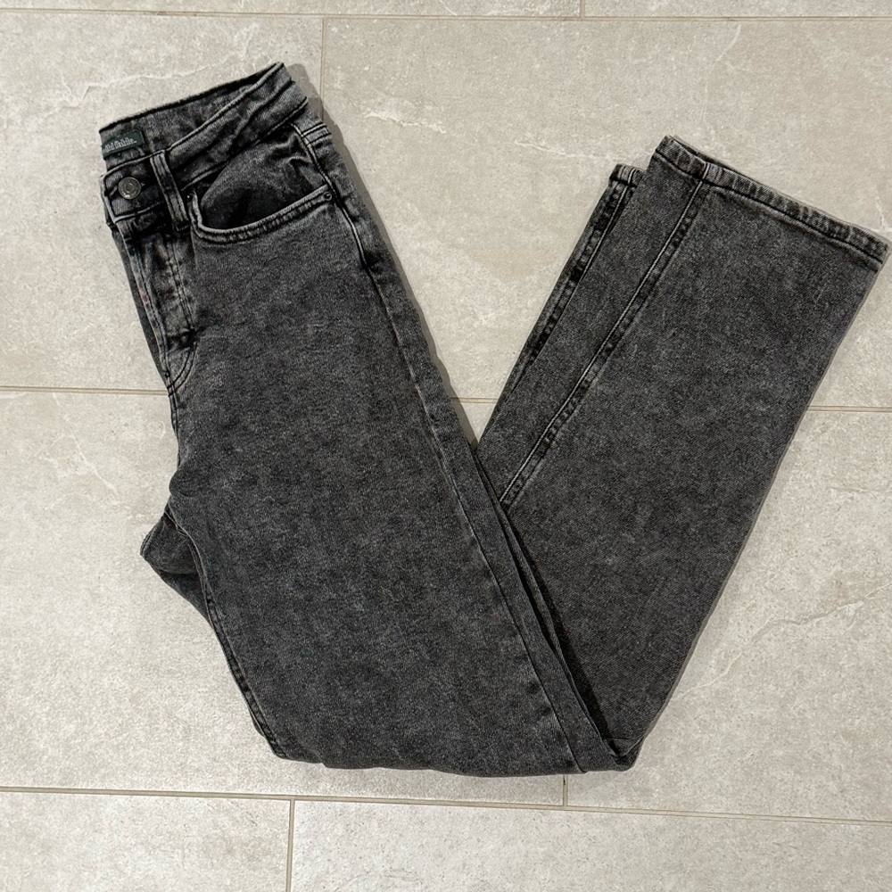 Wild fable super high rise straight size 0 Black Denim Jeans
